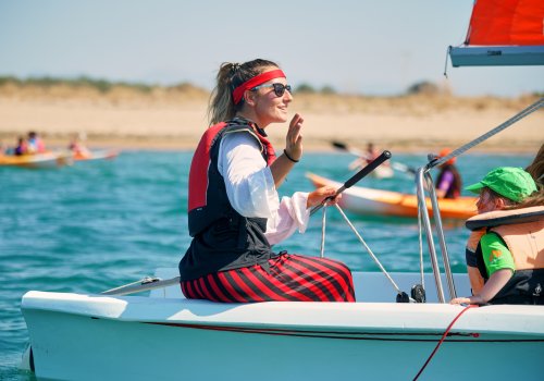 kids sailing session